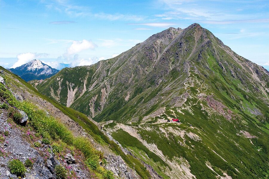 Mount Kita in the Southern Japan Alps, the highest peak after Fuji