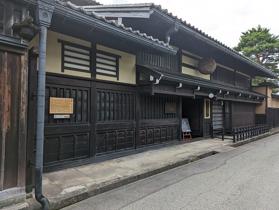 Interior of Yoshijima Heritage House with exposed timber beams