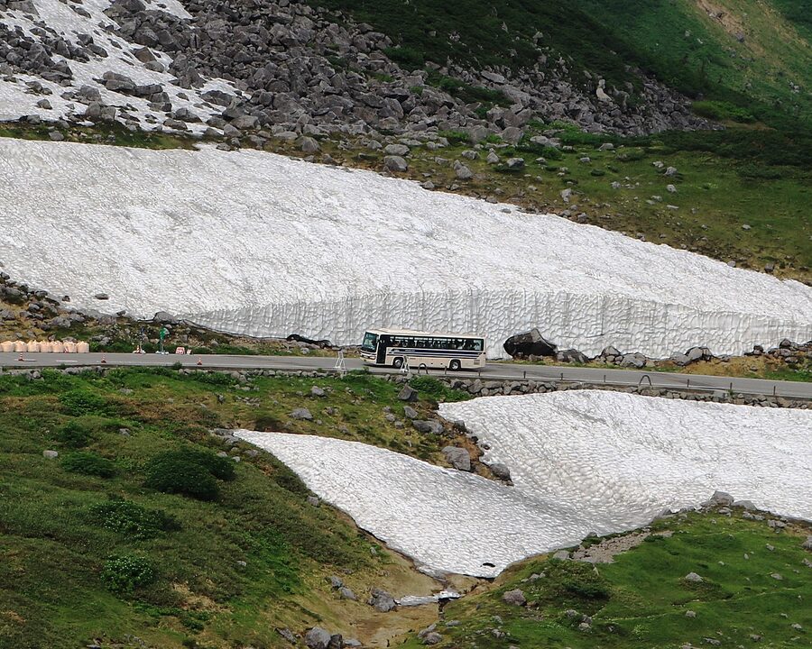 Yuki-no-Otani snow corridor on the Tateyama-Kurobe Alpine Route