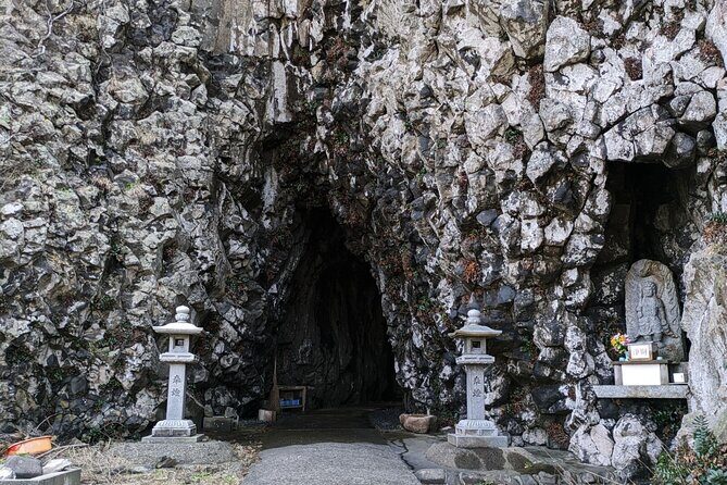 From Kanazawa: Fukui's Stunning Cliffs, Spiritual Island & Port - Mikuni Port breakwater: history you can actually step into