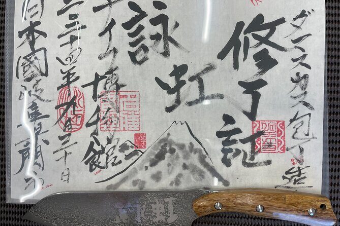 Gifu Samurai Sword Town;Japanese Damascus Knife Making Experience - The sharpness test on fresh vegetables (and why you’ll care)