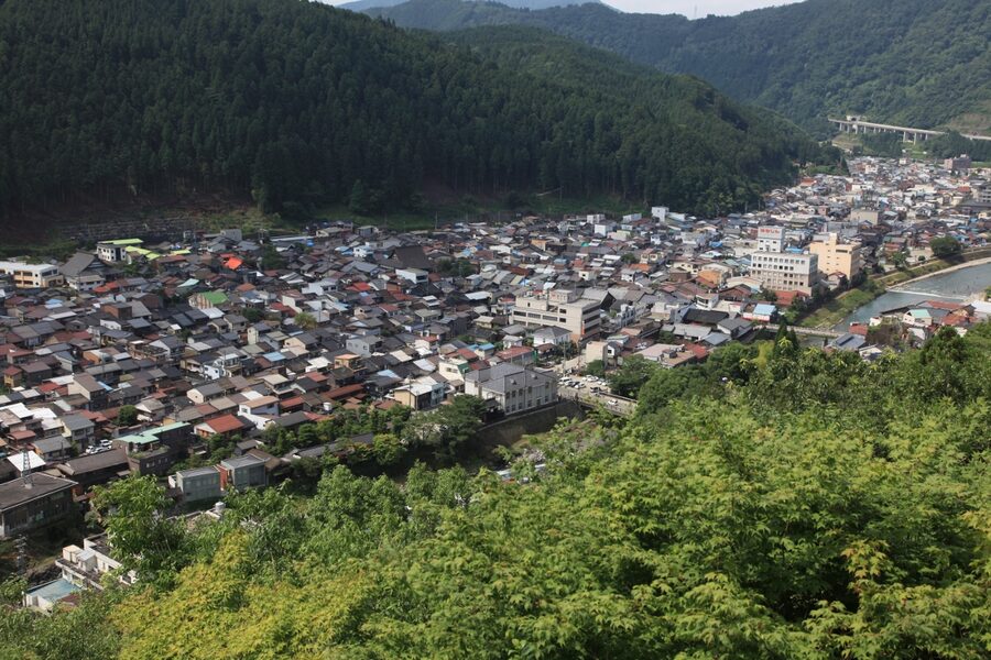 The historic merchant streets of Gujo Hachiman
