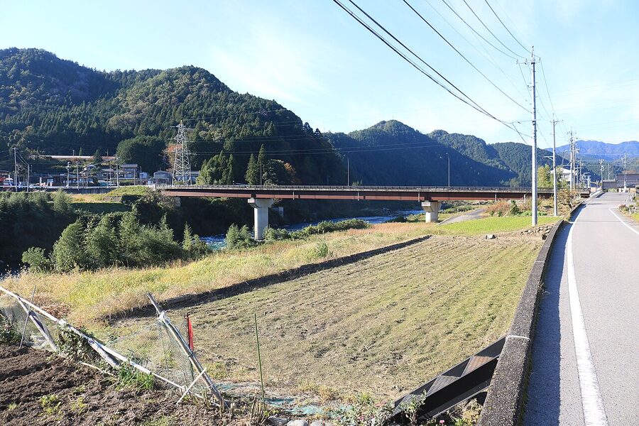 The Yoshida Bridge over the Nagara River near Gujo Hachiman