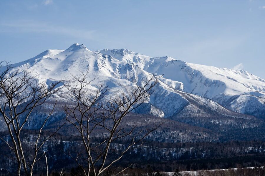 Snowcapped peak in the Northern Alps
