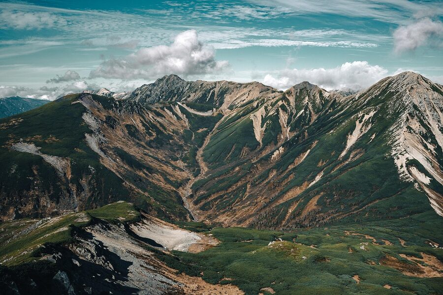 Autumn in the Northern Alps hinterland