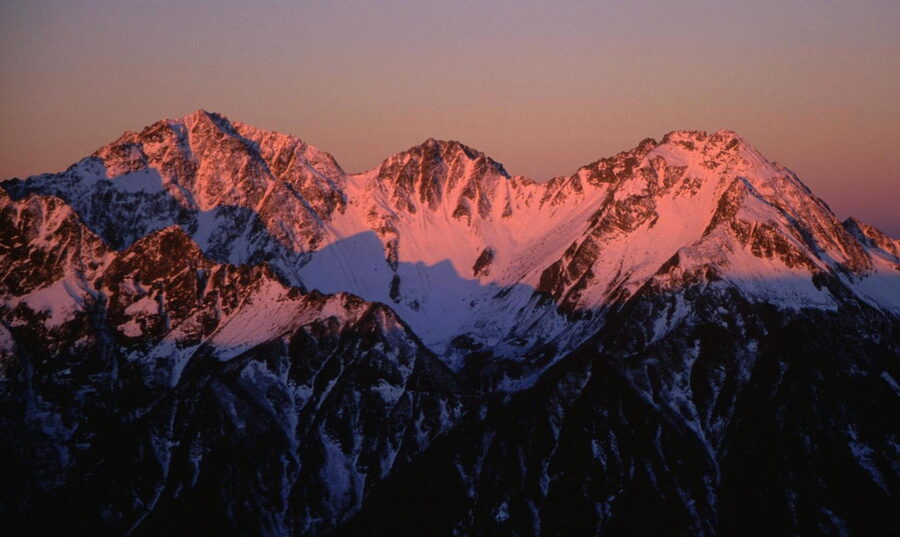 The Hotaka range of the Northern Japan Alps