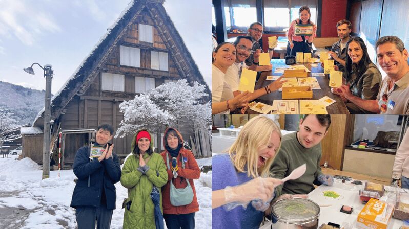 Kanazawa: World Heritage Shirakawa-go & Two Local Experience - The wagashi or Daruma workshop plus gold leaf craft: making art with your hands