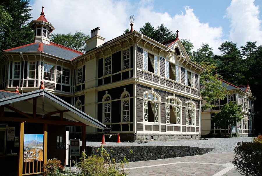 Old Mikasa Hotel Karuizawa Western timber facade