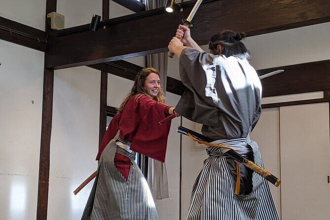 Matsumoto Castle Tour & Samurai Experience - The samurai experience: outfit on, katana basics in hand