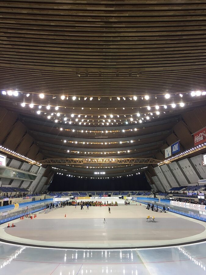 M-Wave Olympic arena interior in Nagano