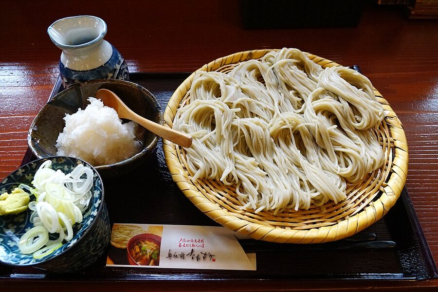 Togakushi soba bocchi-mori at a Nagano restaurant
