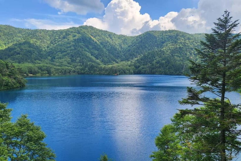 Nagano UNESCO Park: Emerald Acid Lake & Ghibli Onsen Town - Shiga Kogen UNESCO biosphere: the walk toward emerald water