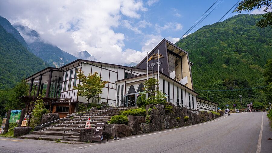 The Shin-Hotaka Onsen Station of the Shinhotaka Ropeway