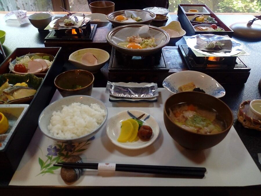 Hirayu Onsen village in the Okuhida valley