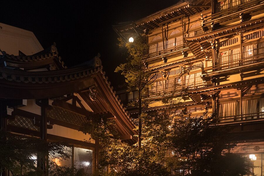 Kanaguya Ryokan the historic wooden onsen at Shibu