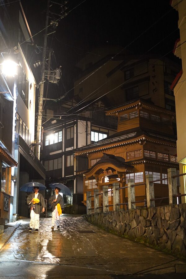 Public soto-yu bath at Nozawa Onsen