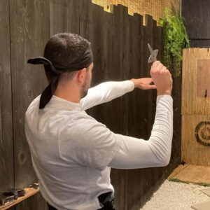 Shuriken Experience in Takayama - Historical Displays First: Helmets, Swords, and Tea Utensils