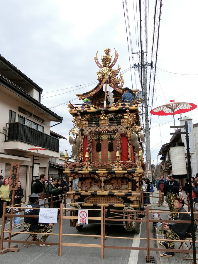 Kirintai yatai at the Takayama spring festival