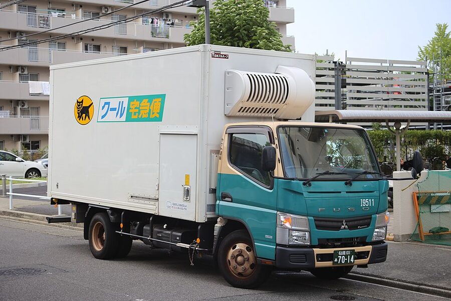 Yamato Takkyubin delivery vehicle in Japan