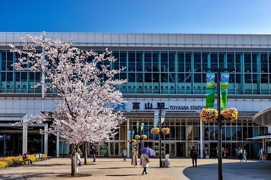 Toyama Station building exterior