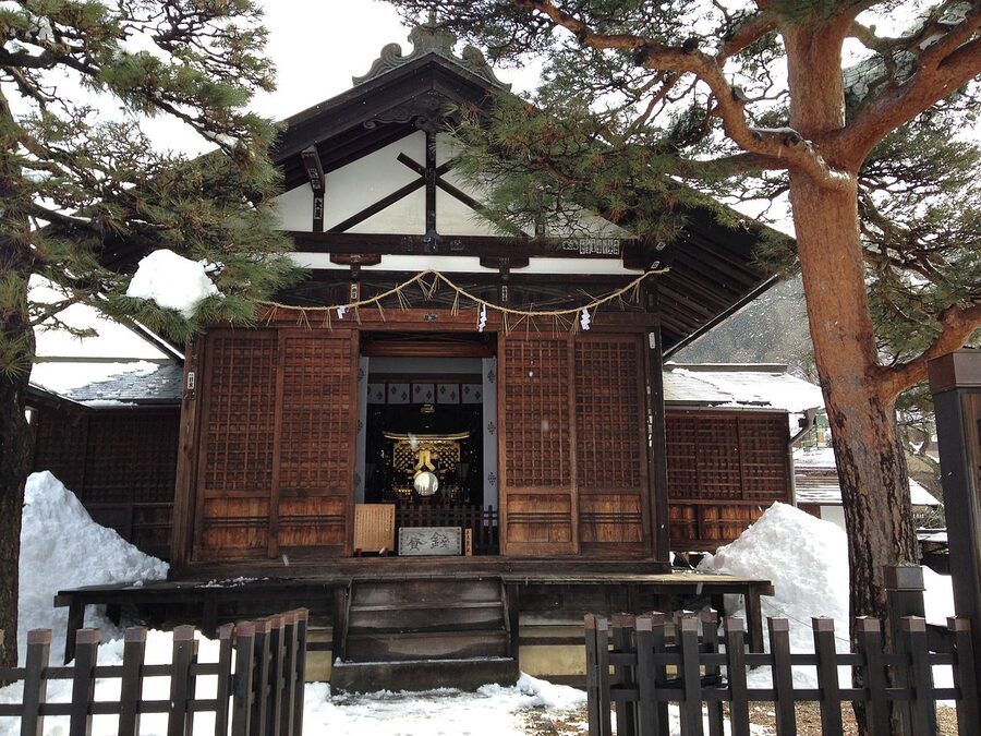 Otabisho of Hie Shrine near Takayama Jinya and Nakabashi Bridge