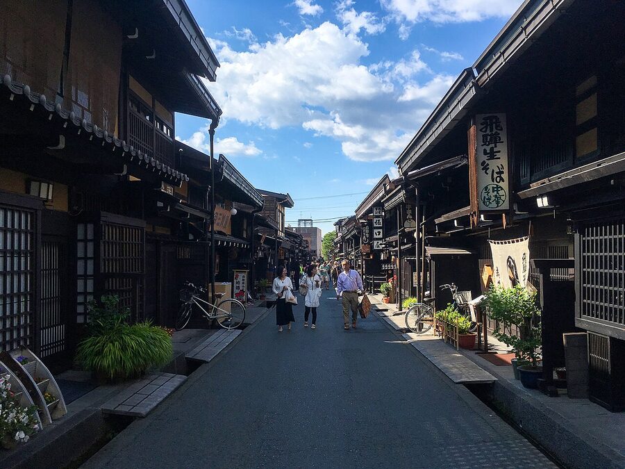 Sanmachi-suji historic street in Takayama