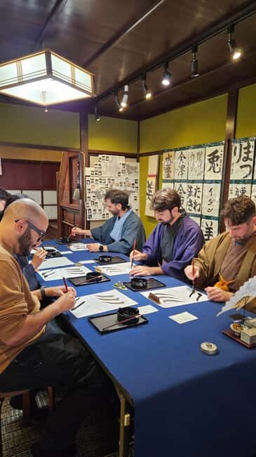 Try Mindful Calligraphy Near Kanazawa's Ninja Temple - Tools, ink, and those first controlled strokes