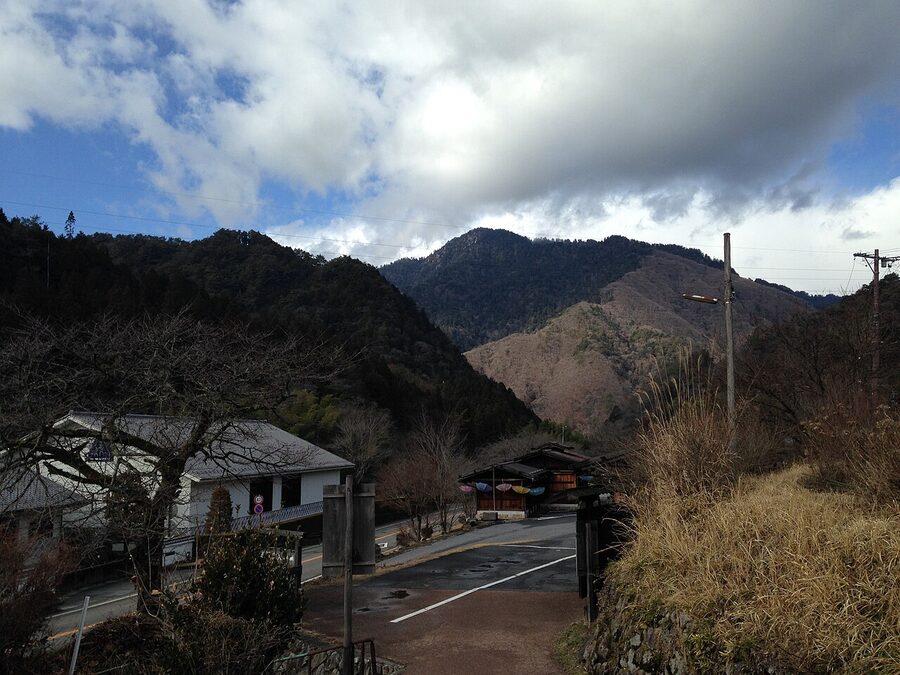 Mountains around Tsumago in the Kiso valley
