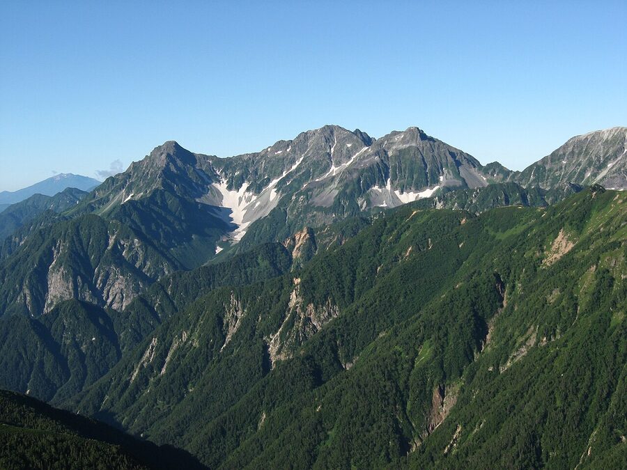 Hotaka peaks from Mount Otenshodake