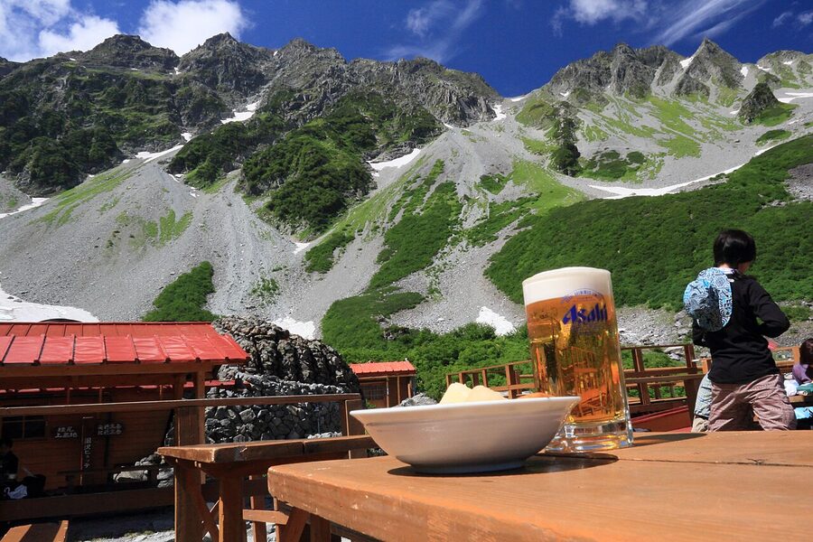 Karasawa Hyutte mountain hut buildings