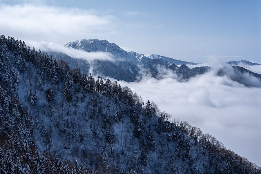 Mount Nishi-Hotaka rocky summit