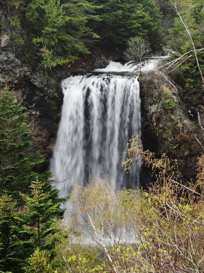 Zengoro Falls in summer